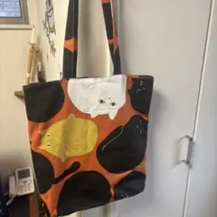 ハンドメイド⭐︎猫デザイン トートバッグ