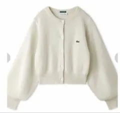 SNIDELスナイデル×LACOSTEラコステコラボ限定ラメニットカーディガン 中古・古着通販】LACOSTE (ラコステ) Snidel (スナイデル) ラメニット