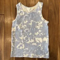 H&M タイダイ柄 ノースリーブタンクトップ 122/128