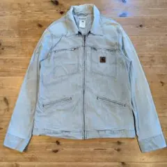 Carhartt ヒッコリーストライプ ジップアップジャケット XLのサムネイル