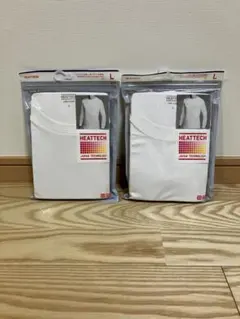 【新品・未使用品】UNIQLO ヒートテック クルーネックTサイズL 2枚セット