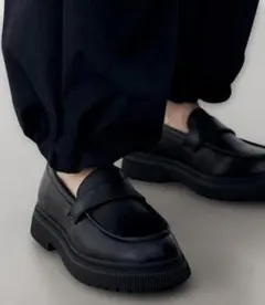 【中古】WYM LIDNM　TANKSOLE MINIMAL LOAFER