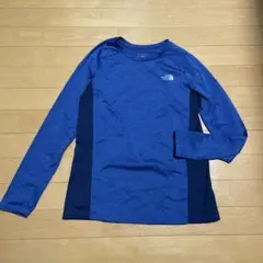 THE NORTH FACE 青 長袖Tシャツ M