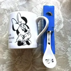 Disney ミニーマウス マグカップとスプーンセット