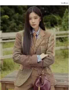 美品】RALPH LAUREN イタリア製 リネンパッチワークジャケット S 