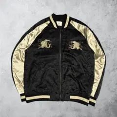 レア 60s 70s 80s 別珍 スーベニアジャケット スカジャン 黒×金 2026年最新】VINTAGE メンズ スカジャンの人気アイテム - メルカリ