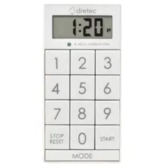 dretec キッチンタイマー 音と光で知らせるのサムネイル