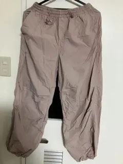 【GU】ピンク ワークパンツ•カーゴパンツ ゴムウエスト