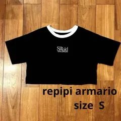 レピピアルマリオ　ショート丈リンガーTシャツ