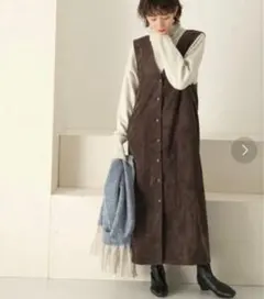 KBF コーデュロイワンピース