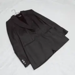 KN0557【ジョルジオアルマーニ】ジャケット【36】シルク カシミヤ 肩パッド