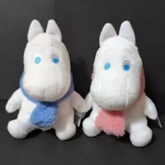 ムーミン　ぬいぐるみ　マフラーver.　全2種セット