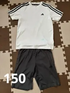 adidas セットアップ 150 ホワイト/グレー