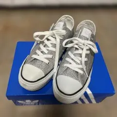 コンバース　シルバー グリッター スニーカー　23.5