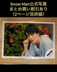 Snow Man公式写真　深澤辰哉12