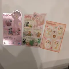 香港ディズニー　コレクタブルカード　シェリーメイ　リーナベル　クッキーアン