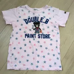 DOUBLE.B 星柄 Tシャツ