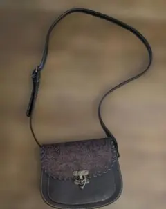 革製　ショルダーバッグ　昭和レトロ