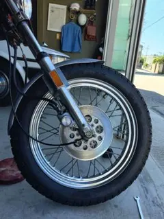 ショベルヘッドワイドグライド フロントフォークまわり一式 - メルカリ
