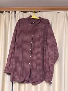 AMERICAN EAGLE OUTFITTERS 長袖シャツ 赤チェック