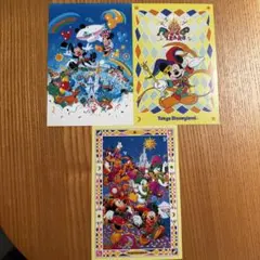 (限定品)東京ディズニーランド 15周年記念ポストカードセット