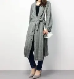＊PAR ICI ベルギー風ノーカラーワンピース