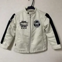 お値下げ美品ティンカーベルホワイト刺繍ジャケット 110cm