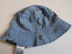 ミッキーマウス デニム風ハット 54cm