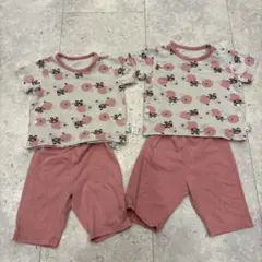 ユニクロ　半袖パジャマ 双子