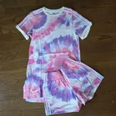 アディダス　上下セット　ロング丈Tシャツ　ショートパンツ