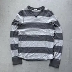 アバクロ　ロンt ボーダー