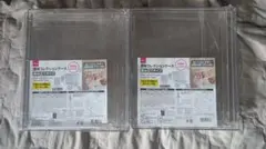 新品　ダイソー 透明コレクションケース 組み立てタイプ 2個セット