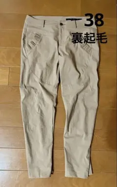 美品 ダブスタ Sov. メリル ハイテンション パンツ ソブ　裏起毛　38