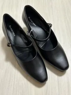 フワラク fuwaraku パンプス 24.5 ストラップ付き