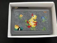 【新品】良柄　フェイラー ハイジ　パスケース　カードケース　グレー　FEILER