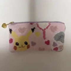 FEILER フェイラー ポケモン ピカチュウ フラット ポーチ ペール ピンク