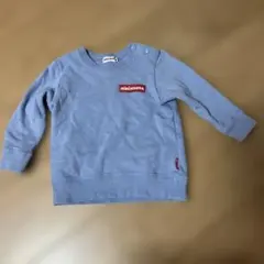 miki HOUSE トレーナー 80 ライトブルー