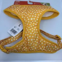 新品　犬用ハーネス Lサイズ イエロー