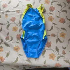 スクール水着 女の子用 150 青と黄緑