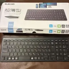 ELECOM Bluetooth 超薄型キーボード　TK-FBP101BK