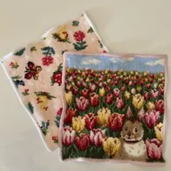 FEILER『コスメキッチンコラボ＋ハイジドット』used ２枚セット