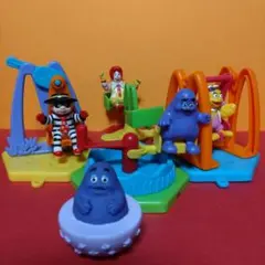 80s マクドナルド　ミニカー　4体　コンプリートセット　ミールトイ 96' マクドナルドトイ 『スーパーシフターズ』シリーズ全4種類