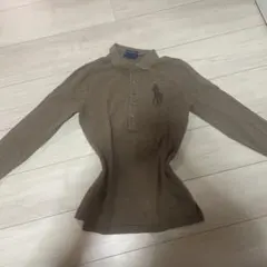 Ralph Lauren S ブラウン ラルフローレンポロシャツ 長袖