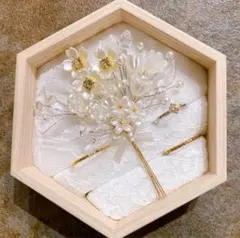 【人気商品】再販　NO.162 春のお花が満開リングピロー