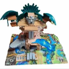 【期間限定お値下げ】アニア 合体！ ジャングルツリー+動物・恐竜・背景フィギュア