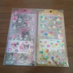 マイメロ クロミ ドロップジュエリーシール ウサハナ ドロップジュエリーシール