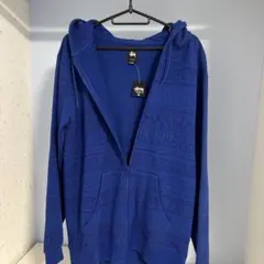 ブルー パーカー