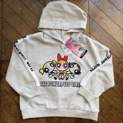 パワーパフガールズ　トップス　パーカー 110 グレー　薄手　春服　長袖