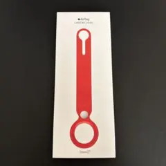 Apple AirTag Leather Loop (PRODUCT)RED