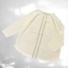 【新品未使用タグ付き】 McGREGOR マックレガー　七分袖　刺繍Tシャツ M